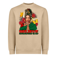 Mushroom Believe black woman Heavyweight Sweatshirt - FaDigitalArtStudio