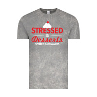 Cloud Rock stressed is desserts spelled backwards Vintage Tee - linhVisuals