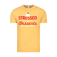 Vintage Mustard stressed is desserts spelled backwards Vintage Tee - linhVisuals