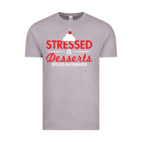 Vintage Zinc stressed is desserts spelled backwards Vintage Tee - linhVisuals