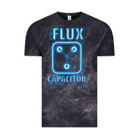 Cloud Black the flux capacitor Vintage Tee - linhVisuals
