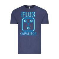 Vintage Denim the flux capacitor Vintage Tee - linhVisuals