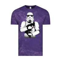 Cloud Purple stormtrooper cat Vintage Tee - linhVisuals