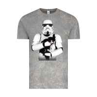 Cloud Rock stormtrooper cat Vintage Tee - linhVisuals