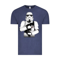 Vintage Denim stormtrooper cat Vintage Tee - linhVisuals