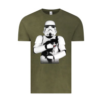 Vintage Olive stormtrooper cat Vintage Tee - linhVisuals