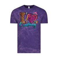 Cloud Purple i love crafting Vintage Tee - RanaPortraitStore