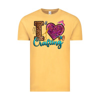 Vintage Mustard i love crafting Vintage Tee - RanaPortraitStore