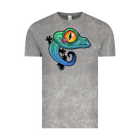 Cloud Rock cute colorful cartoon gecko Vintage Tee - linhVisuals