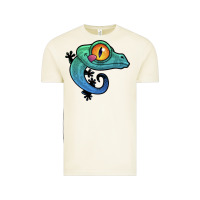 Cute Colorful Cartoon Gecko Vintage Tee | Teevron