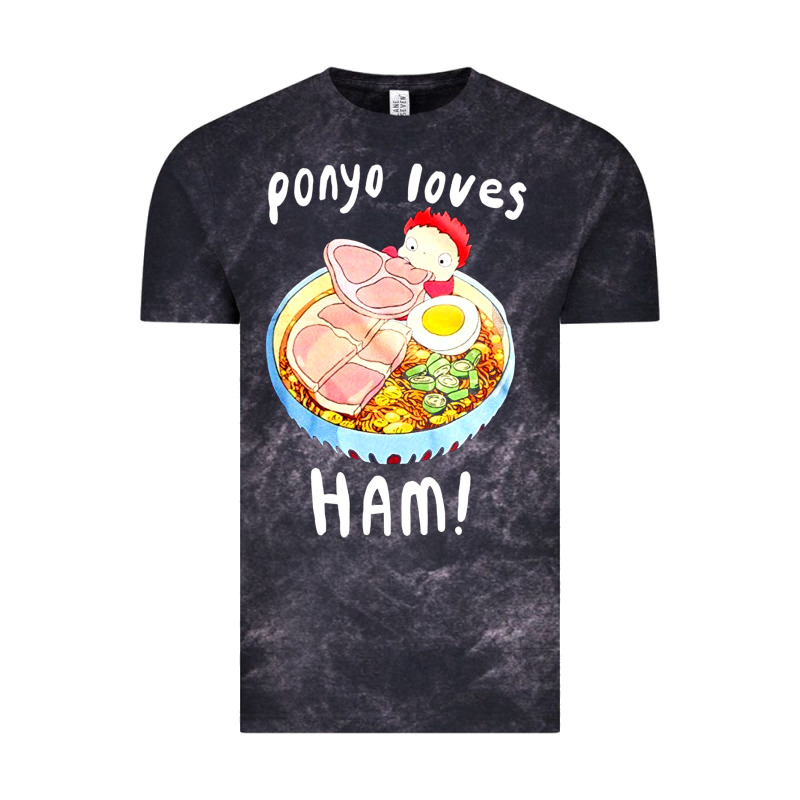 Studio Ghibli Ponyo Loves Ham Vintage Tee by linhVisuals | Teevron