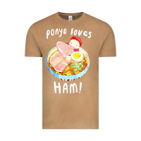 Vintage Camel studio ghibli ponyo loves ham Vintage Tee - linhVisuals