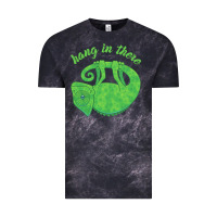 Cloud Black hang in there magical chameleon Vintage Tee - linhVisuals
