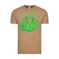 Vintage Coffee hang in there magical chameleon Vintage Tee - linhVisuals