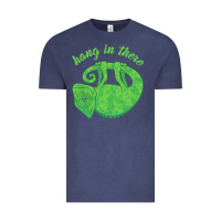 Vintage Denim hang in there magical chameleon Vintage Tee - linhVisuals