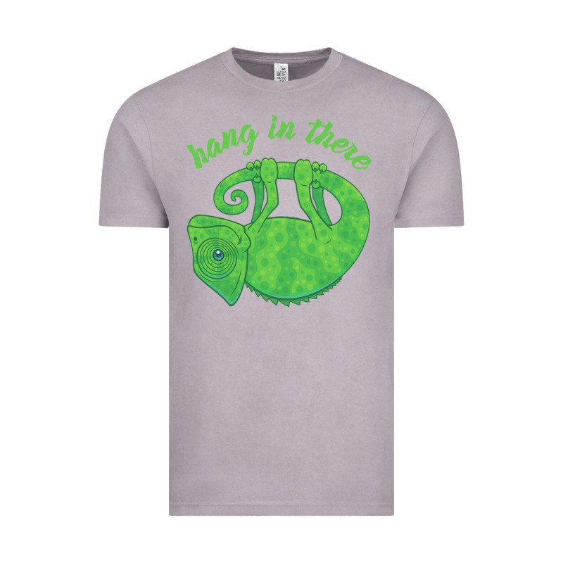 Hang In There Magical Chameleon Vintage Tee by linhVisuals | Teevron