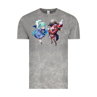 Cloud Rock Houshou Marine and Uruha Rushia Vintage Tee - linhVisuals