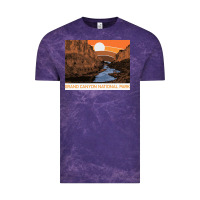 Cloud Purple vintage grand canyon national park retro colorado river 80s Vintage Tee - linhVisuals