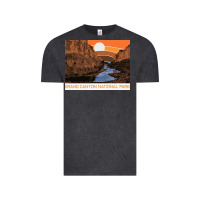 Vintage Black vintage grand canyon national park retro colorado river 80s Vintage Tee - linhVisuals