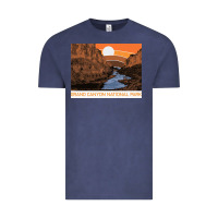 Vintage Denim vintage grand canyon national park retro colorado river 80s Vintage Tee - linhVisuals