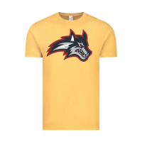 Vintage Mustard stony brook seawolves Vintage Tee - linhVisuals