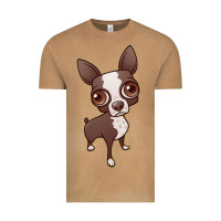 Vintage Camel zippy the boston terrier Vintage Tee - linhVisuals