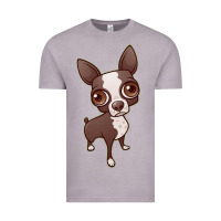 Vintage Zinc zippy the boston terrier Vintage Tee - linhVisuals