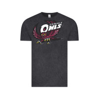 Vintage Black temple owls Vintage Tee - linhVisuals
