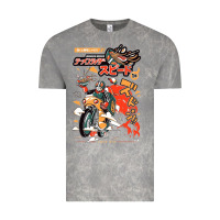 Cloud Rock ramen rider food, noodles Vintage Tee - linhVisuals