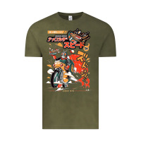 Vintage Olive ramen rider food, noodles Vintage Tee - linhVisuals