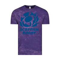 Cloud Purple scottish rugby Vintage Tee - linhVisuals