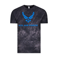 Cloud Black us force usaf distressed Vintage Tee - linhVisuals