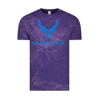 Cloud Purple us force usaf distressed Vintage Tee - linhVisuals