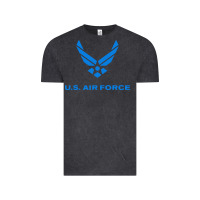 Vintage Black us force usaf distressed Vintage Tee - linhVisuals