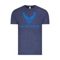 Vintage Denim us force usaf distressed Vintage Tee - linhVisuals