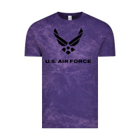 Cloud Purple us air force usaf distressed Vintage Tee - linhVisuals