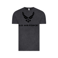 Vintage Black us air force usaf distressed Vintage Tee - linhVisuals