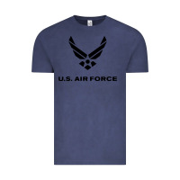 Vintage Denim us air force usaf distressed Vintage Tee - linhVisuals