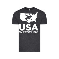 Vintage Black usa fight Vintage Tee - linhVisuals