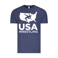 Vintage Denim usa fight Vintage Tee - linhVisuals