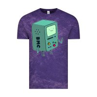 Cloud Purple Bmo Adventure Time Vintage Tee - linhVisuals