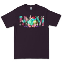 Plum Western Mom With Easter Premium Tee - BundleAndBundleShop