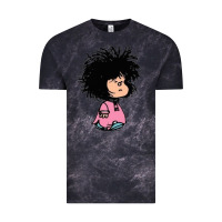 Cloud Black MAFALDA Vintage Tee - linhVisuals