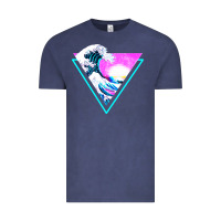 Vintage Denim vaporwave aesthetic Vintage Tee - linhVisuals