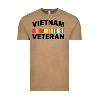 Vietnam Veteran Flag Vintage Tee | Teevron