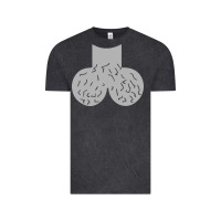 Vintage Black dick head ball sack Vintage Tee - linhVisuals