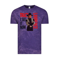 Cloud Purple tracy lawrence Vintage Tee - linhVisuals