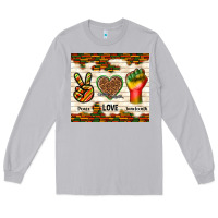 Moon Dust peace love juneteenth Long Sleeve Tee - TumblerDesignByShophia