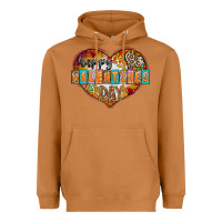 Meerkat Happy Valentınes Day Heavyweight Hoodie - CowhideDigitalArt