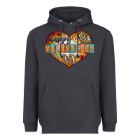 Smoke Happy Valentınes Day Heavyweight Hoodie - CowhideDigitalArt